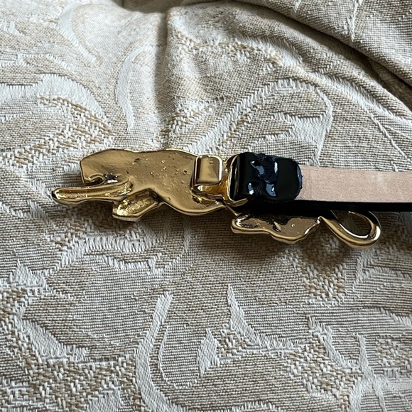 Patent leather cheetah belt - Picture 5 of 11